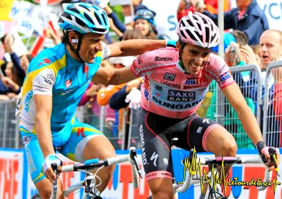 il Gregario Paolo Tiralongo vince la tappa del Giro d'Italia a Macugnaga, complice l'amicizia con Alberto Contador