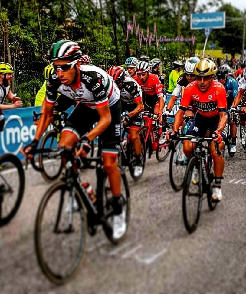 Fabio aru e Domenico Pozzovivo al Giro d'Italia