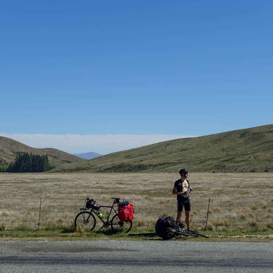 Nuova Zelanda,  viaggio in bicicletta